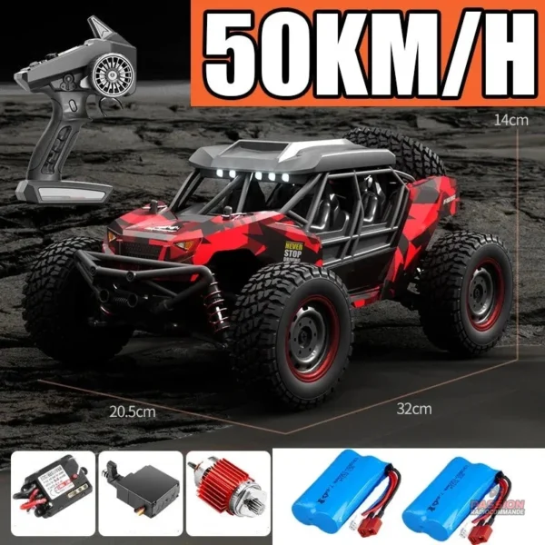Modèle tout terrain pour des courses endiablées