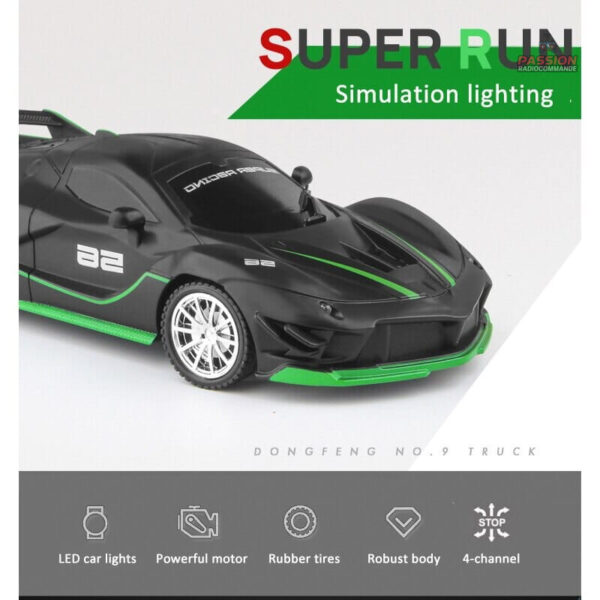 Voiture RC Toyota Supra, parfaite pour les fans de vitesse