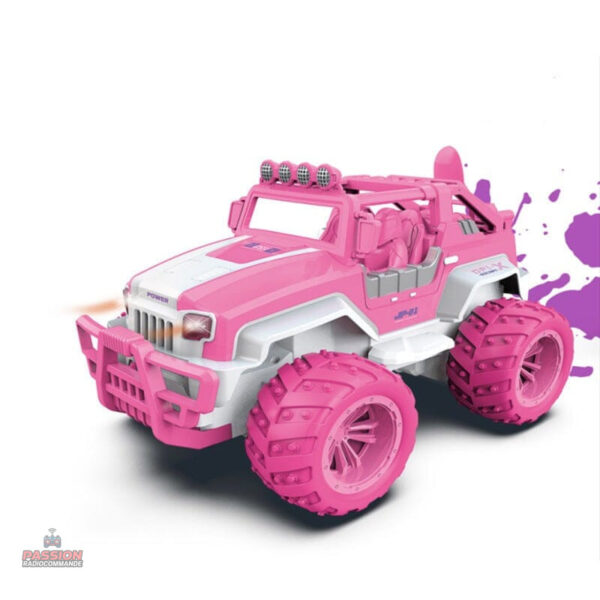 Voiture téléguidée pour filles, modèle coloré et ludique