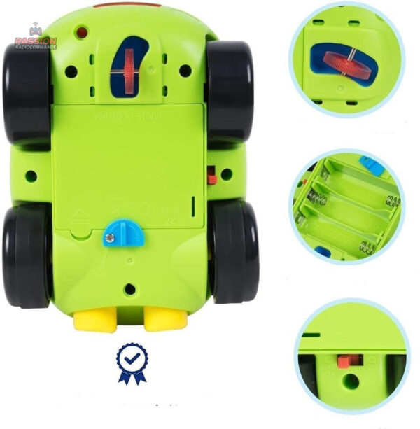 Jouet de conduite pour enfants, voiture radiocommandée colorée